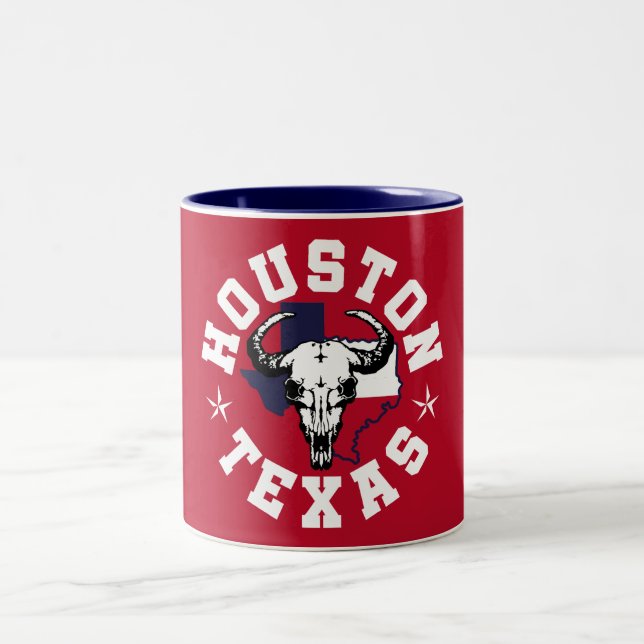 Caneca De Café Em Dois Tons Houston, Texas (Centro)