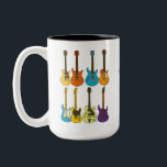 Caneca De Café Em Dois Tons How many guitars do I need?  (just one more)<br><div class="desc">How many guitars do I need?  (just one more)</div>