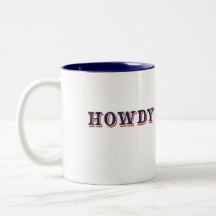 Caneca De Café Em Dois Tons Howdy