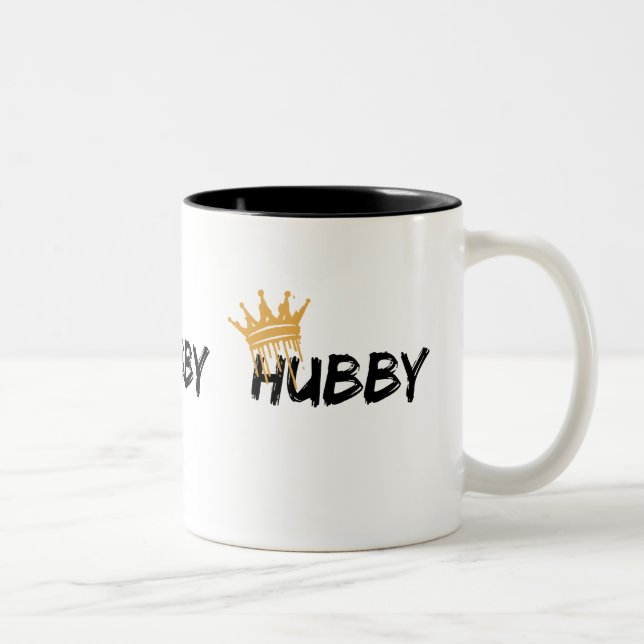 Caneca De Café Em Dois Tons Hubby  (Direita)
