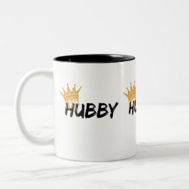 Caneca De Café Em Dois Tons Hubby