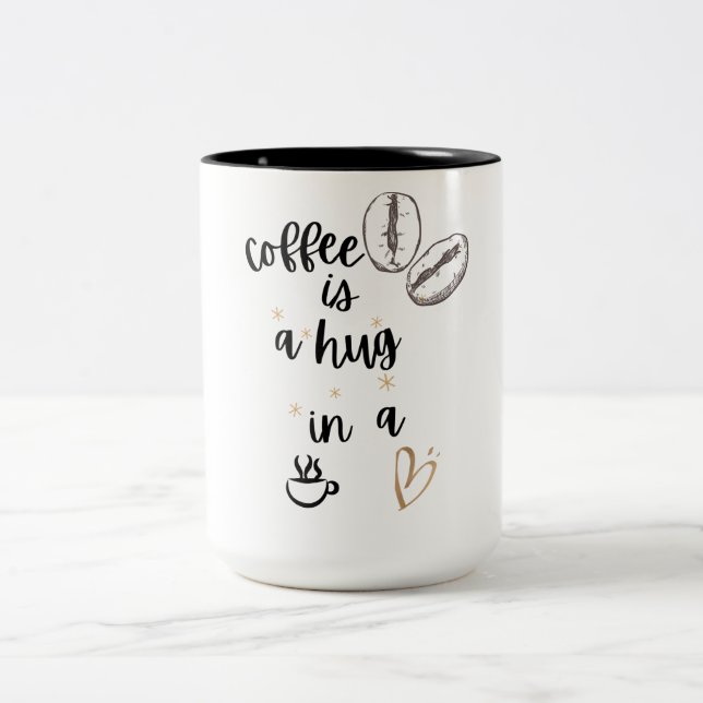 Caneca De Café Em Dois Tons Hug (Centro)