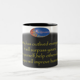 Caneca De Café Em Dois Tons humanidade