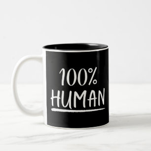 Caneca De Café Em Dois Tons Humanidade 100% Humana
