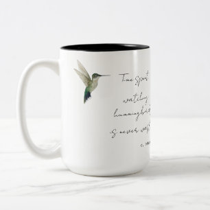 Caneca De Café Em Dois Tons Hummingbird