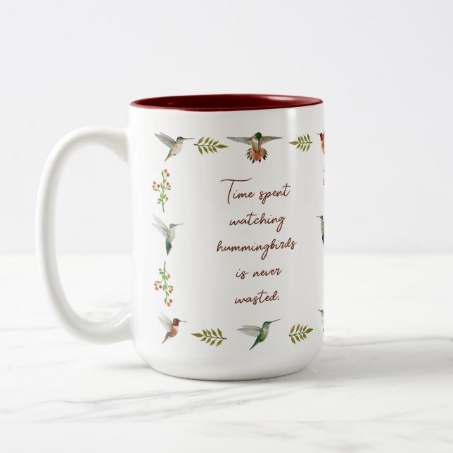 Caneca De Café Em Dois Tons Hummingbird (Esquerda)