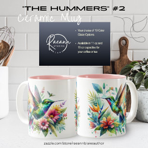 Caneca De Café Em Dois Tons Hummingbird Cerâmica Mug