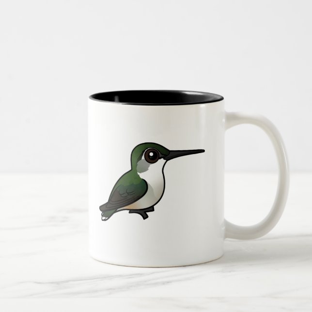 Caneca De Café Em Dois Tons Hummingbird com garganta (Direita)