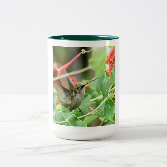 Caneca De Café Em Dois Tons Hummingbird Mug (Centro)
