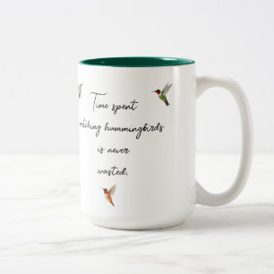 Caneca De Café Em Dois Tons Hummingbird Personalizado