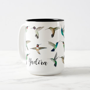 Caneca De Café Em Dois Tons Hummingbird Personalizado da América do Norte Coff