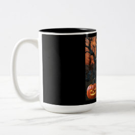 Caneca De Café Em Dois Tons Humor "Ben Dover" do túmulo de Halloween
