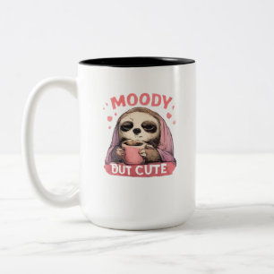 Caneca De Café Em Dois Tons Humor Estranho Fofo Gráfico
