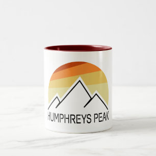 Caneca De Café Em Dois Tons Humphreys Peak Retro