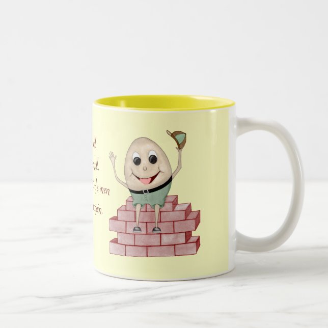 Caneca De Café Em Dois Tons Humpty Dumpty (Direita)