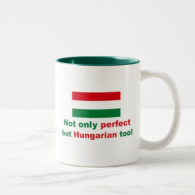 Caneca De Café Em Dois Tons Hungarian perfeito (Direita)