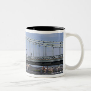 Caneca De Café Em Dois Tons Hungria, capital Budapeste. Histórica