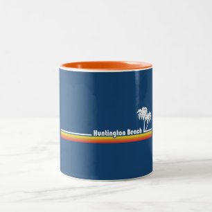 Caneca De Café Em Dois Tons Huntington Beach Carolina do Sul
