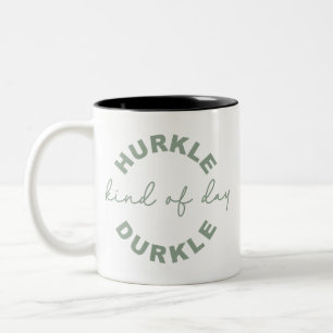 Caneca De Café Em Dois Tons Hurkle-Durkle - Abrace a arte de Cozy Procrastin