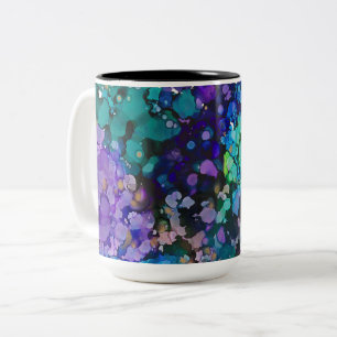 Caneca De Café Em Dois Tons Hydrangea Purple Coffee Mug