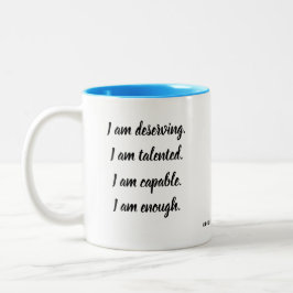 Caneca De Café Em Dois Tons I Am Affirmation