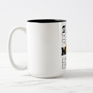 Caneca De Café Em Dois Tons "I Am Power" Lightning Bolt Mug