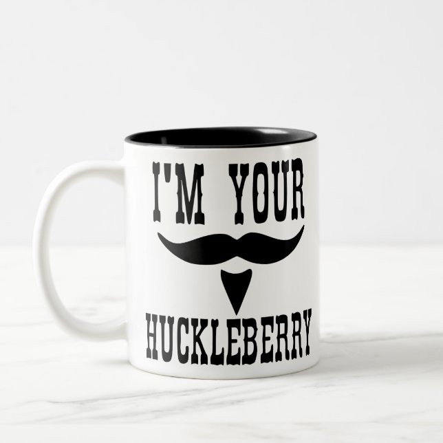 Caneca De Café Em Dois Tons I’m Your Huckleberry  Stash  #USAPatriotGraphics (Esquerda)