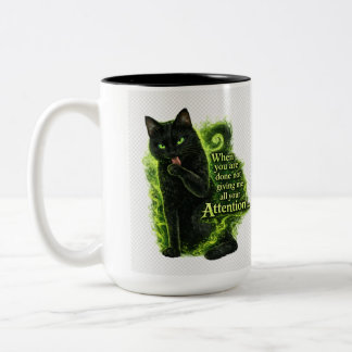 Caneca De Café Em Dois Tons I peed your bed in protest.