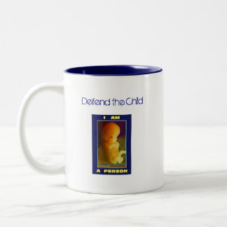 Caneca De Café Em Dois Tons IAAP defendem a criança