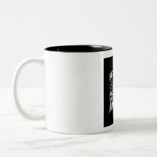 Caneca De Café Em Dois Tons Ícone Feminista Malcriado