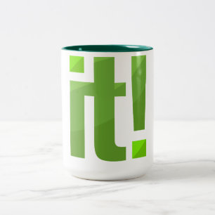 Caneca De Café Em Dois Tons Icone IT Coffee Mug
