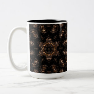 Caneca De Café Em Dois Tons Idade do Bronze Mandala