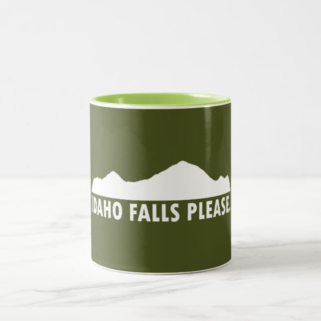 Caneca De Café Em Dois Tons Idaho Falls Please (Centro)