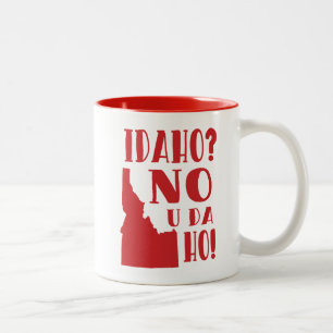 Caneca De Café Em Dois Tons Idaho, não, você a Dinamarca ho