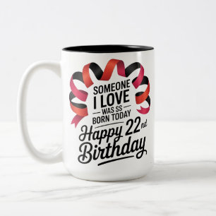 Caneca De Café Em Dois Tons Ideia de presente engraçado para colega de quarto 