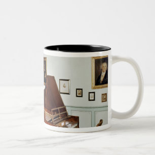 Caneca De Café Em Dois Tons Ideia de uma sala com um piano de cauda