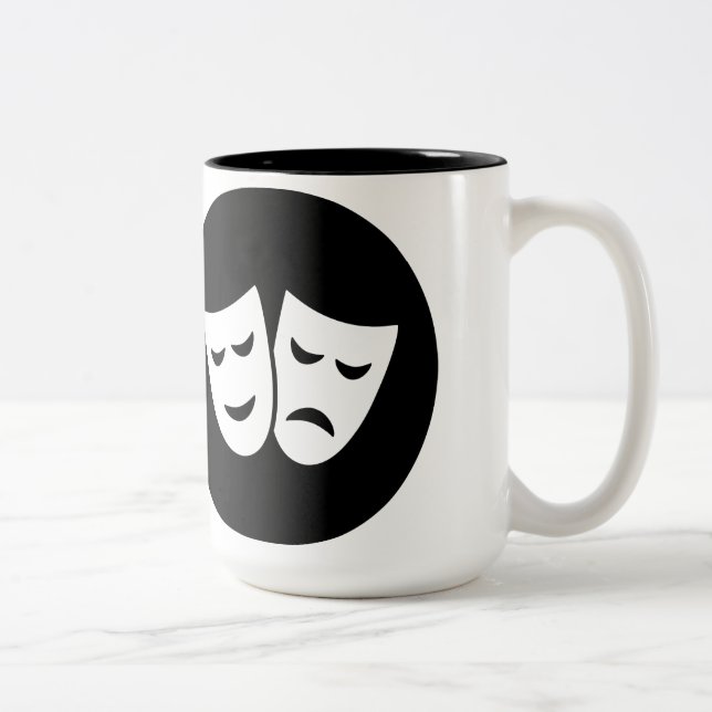 Caneca De Café Em Dois Tons Ideologia do drama (Direita)