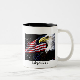 Caneca De Café Em Dois Tons Idependence