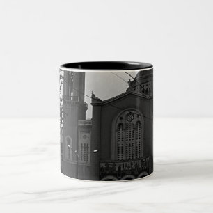 Caneca De Café Em Dois Tons Igreja Vintage Grécia Atenas