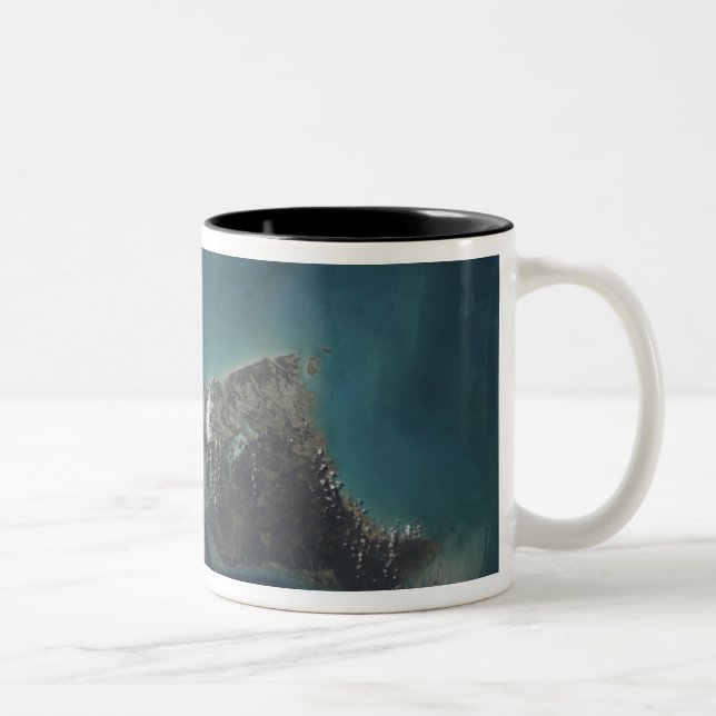 Caneca De Café Em Dois Tons Ilha de Andros das Bahamas (Direita)