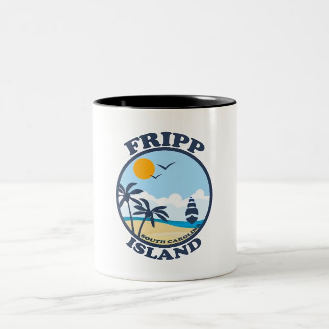 Caneca De Café Em Dois Tons Ilha de Fripp (Centro)