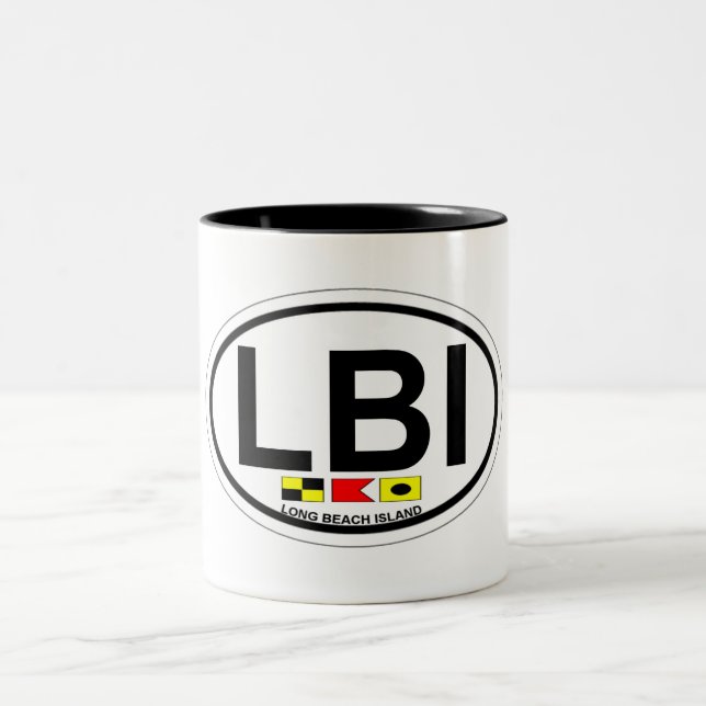 Caneca De Café Em Dois Tons Ilha de Long Beach (Centro)