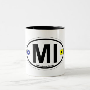 Caneca De Café Em Dois Tons Ilha de Marco