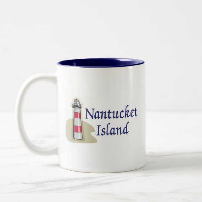 Caneca De Café Em Dois Tons Ilha Nantucket (Esquerda)