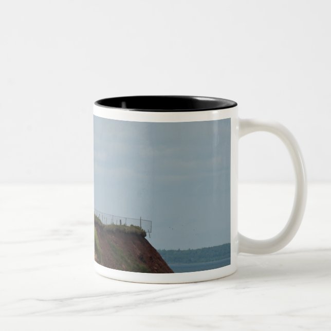 Caneca De Café Em Dois Tons Ilha Panmure, Ilha do Príncipe Eduardo. Panmure (Direita)