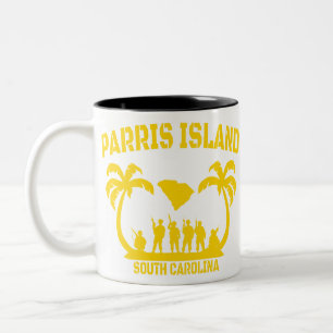 Caneca De Café Em Dois Tons Ilha Parris Carolina do Sul