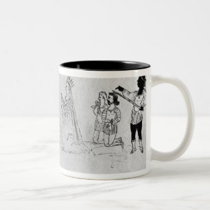 Caneca De Café Em Dois Tons Ilustração Andronicus, por William