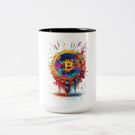 Caneca De Café Em Dois Tons Ilustração de Bitmoney