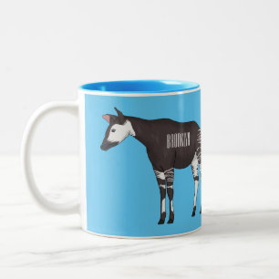 Caneca De Café Em Dois Tons Ilustração de desenho em Okapi