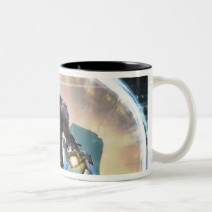Caneca De Café Em Dois Tons Imagem: Cyborg 2